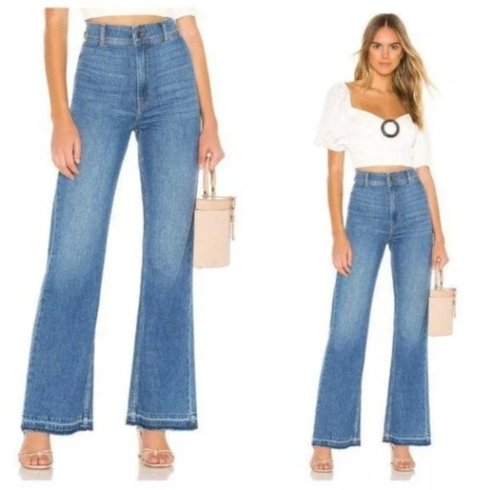 Free People We The Free Mindy Rigid Flare Jeans Size 27